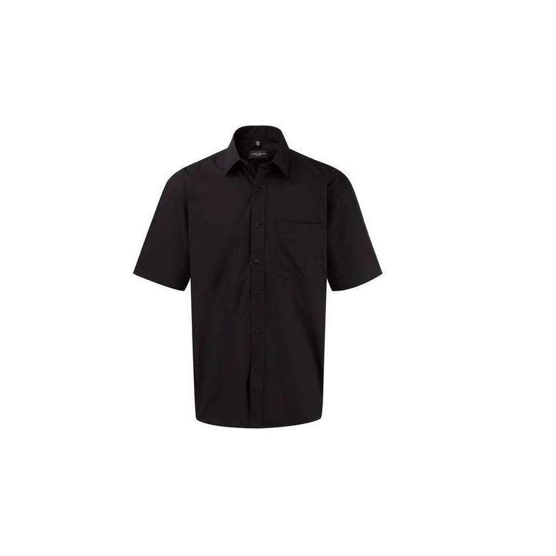 Men's short sleeve classic pure coton poplin shirt - Chemise homme à prix de gros