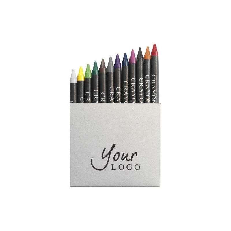 Set de 12 crayons Paulina - Crayon de cire à prix de gros