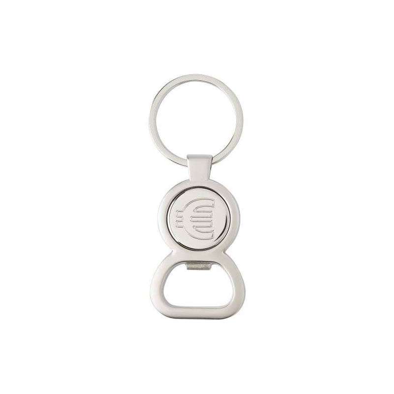 Metal key ring with Soren bottle opener - Bottle opener at wholesale prices