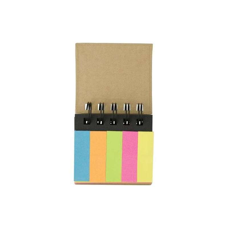 Spiral notebook with Clemence papers - Notepad at wholesale prices