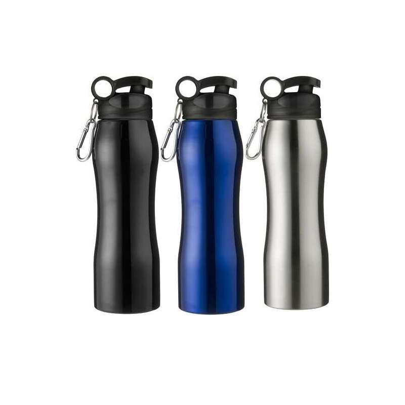 RVS sportfles 750 ml met karabijnhaak tegen groothandelsprijzen - metaal bidon tegen groothandelsprijzen RVS sportfles 750 ml met karabijnhaak tegen groothandelsprijzen - metaal bidon tegen groothandelsprijzen