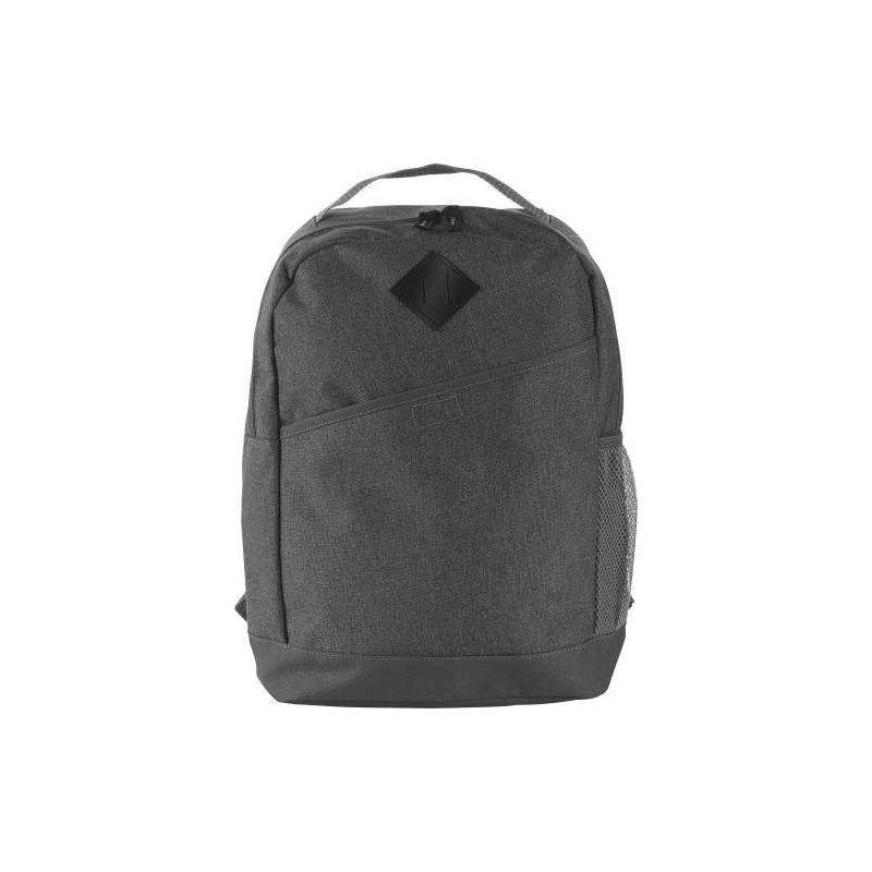 Polycanvas 600D ryggsäck med framficka velcro - Ryggsäck till grossistpris