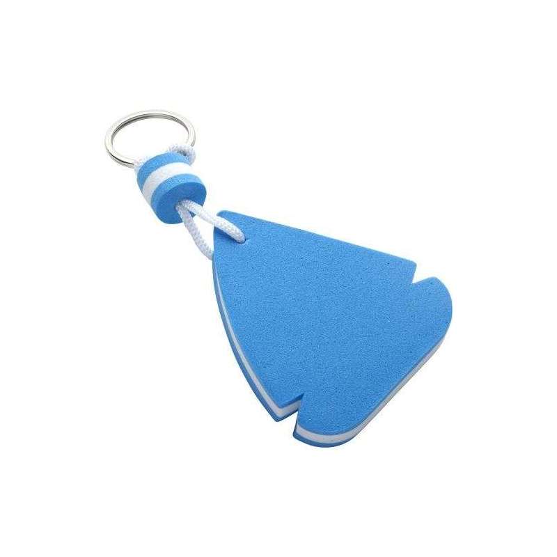 Cyrus float keyring - Plastic key ring at wholesale prices