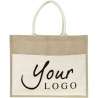 Livvie hessian shopping bag - Shopping bag at wholesale prices