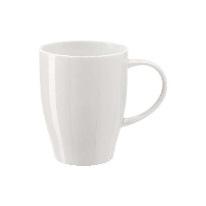 Mug bicolore en porcelaine Paula - Mug à prix de gros