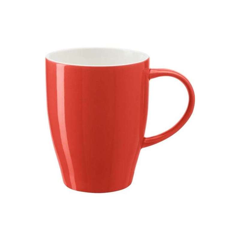 Mug bicolore en porcelaine Paula - Mug à prix de gros