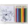 Set à dessin de 8 crayons Adita - Crayon de couleur à prix grossiste
