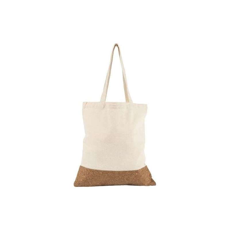 Dalia coton and cork shopping bag - Shopping bag at wholesale prices