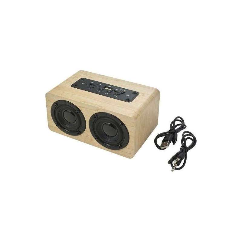 Adrienne wooden wireless speaker - Phone accessories at wholesale prices