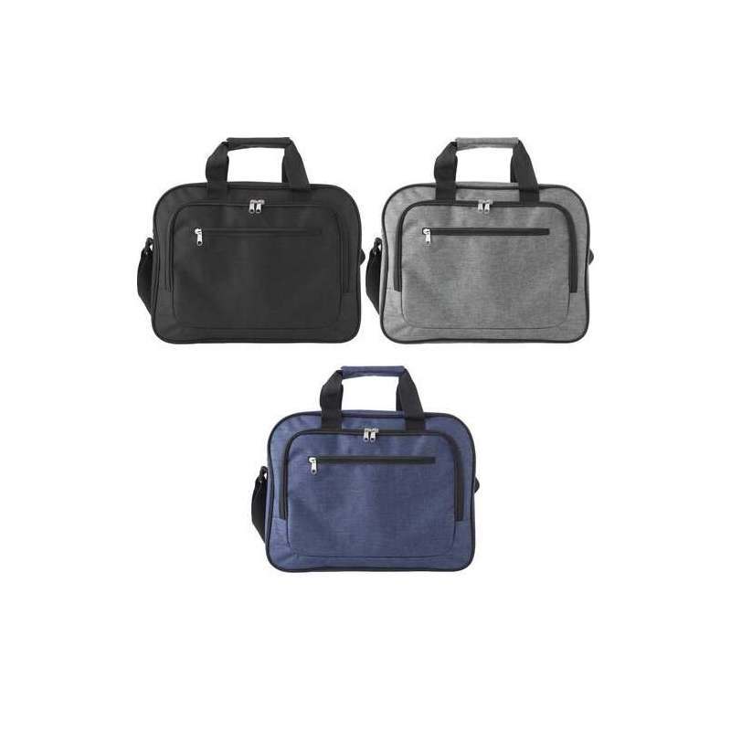 15-Inch Polyester Laptop Bag with Front Pockets - Bag at wholesale prices 15-Inch Polyester Laptop Bag with Front Pockets - Bag at wholesale prices