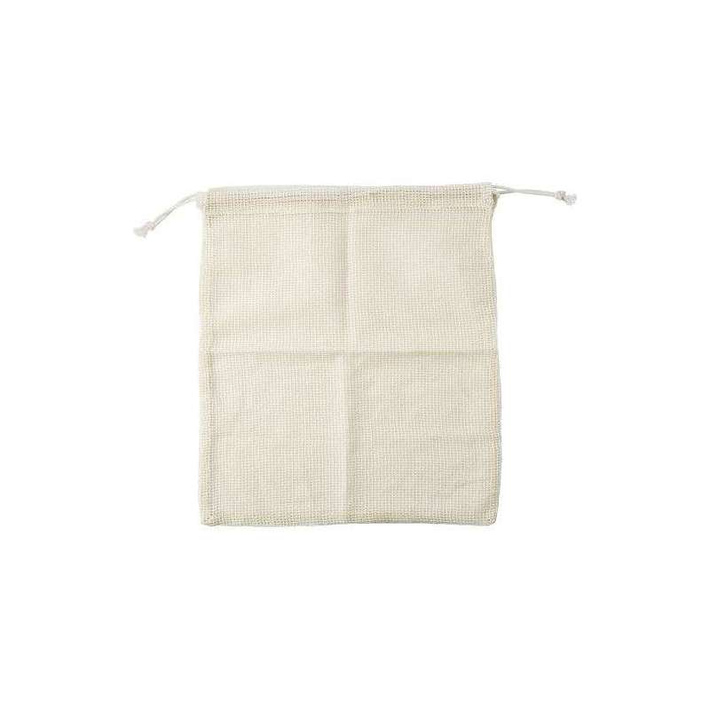 Freddy organic coton mesh fruit bag - Natural bag at wholesale prices