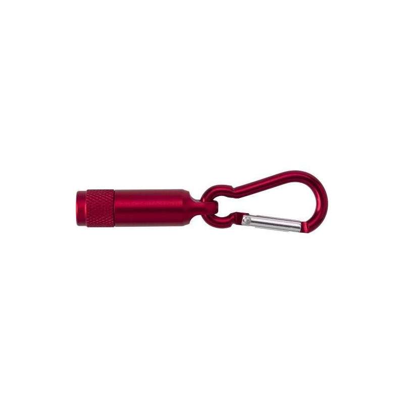 Aluminum key ring with carabiner Tracy - Flashlight at wholesale prices