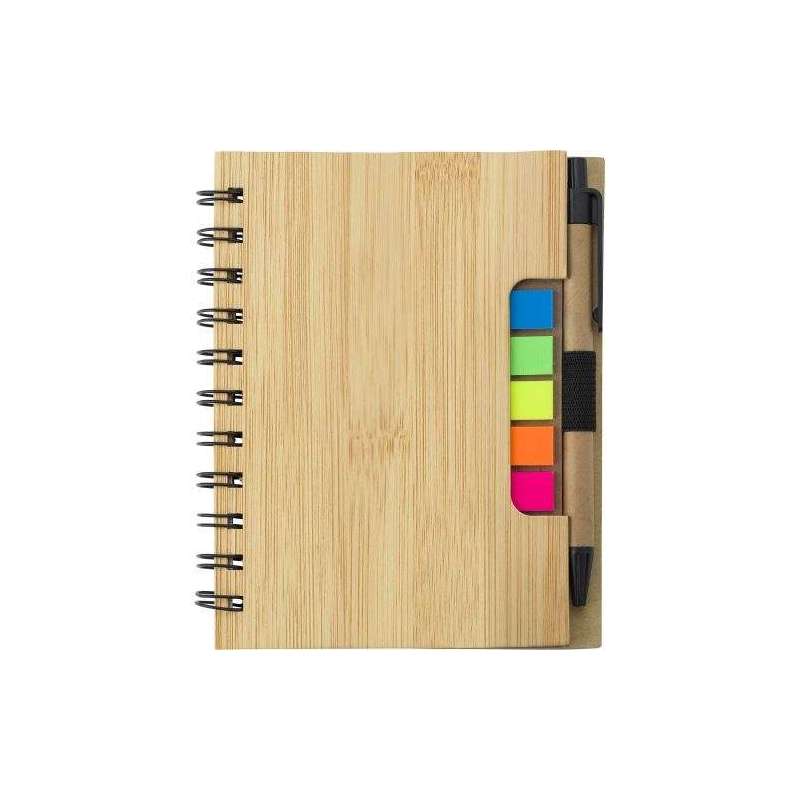 Niall bambou finish notebook - booklet at wholesale prices