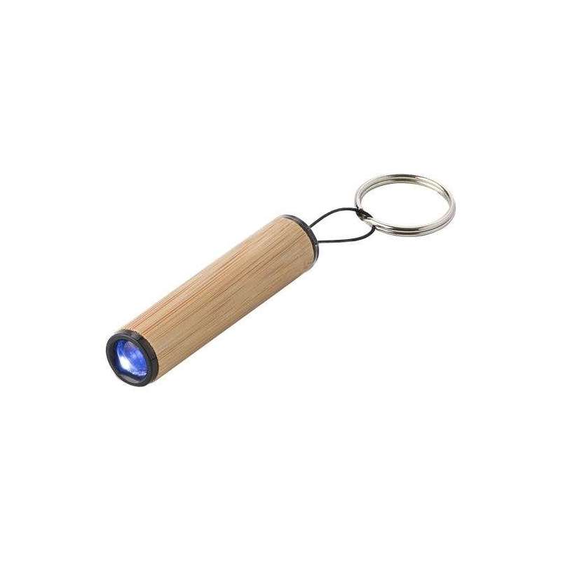 Ilse bambou torch keyring - Wooden key ring at wholesale prices