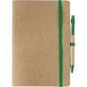 Theodore A5 recycled cardboard notebook - Recyclable accessory at wholesale prices