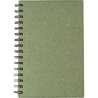 Spiral notebook in recycled material Caleb - Recyclable accessory at wholesale prices