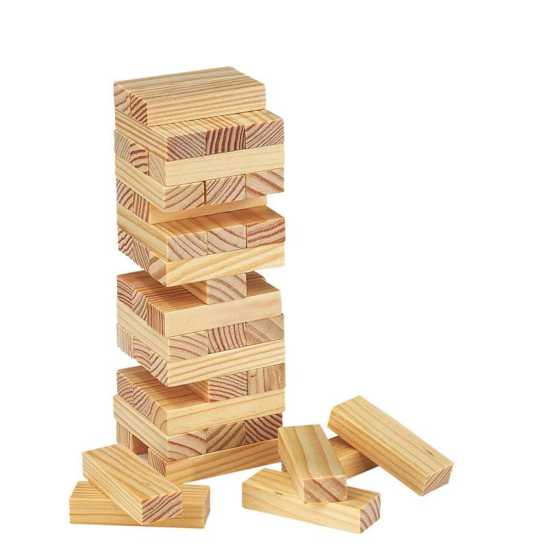 HIGH-RISE patience game - Wooden game at wholesale prices