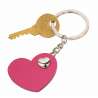 Porte-clés coeur à  coeur - Porte-clés plastique à prix de gros