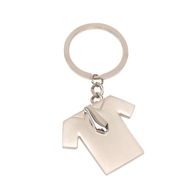Porte-clés TIE SHIRT - Porte-clés métal à prix de gros