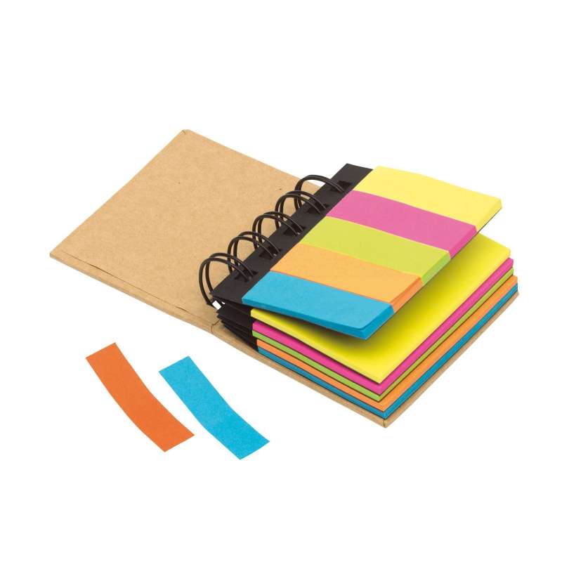 MULTI MEMO mini spiral notepad - Sticky note at wholesale prices