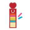 Bookmark ROMANCE - Sticky note holder at wholesale prices