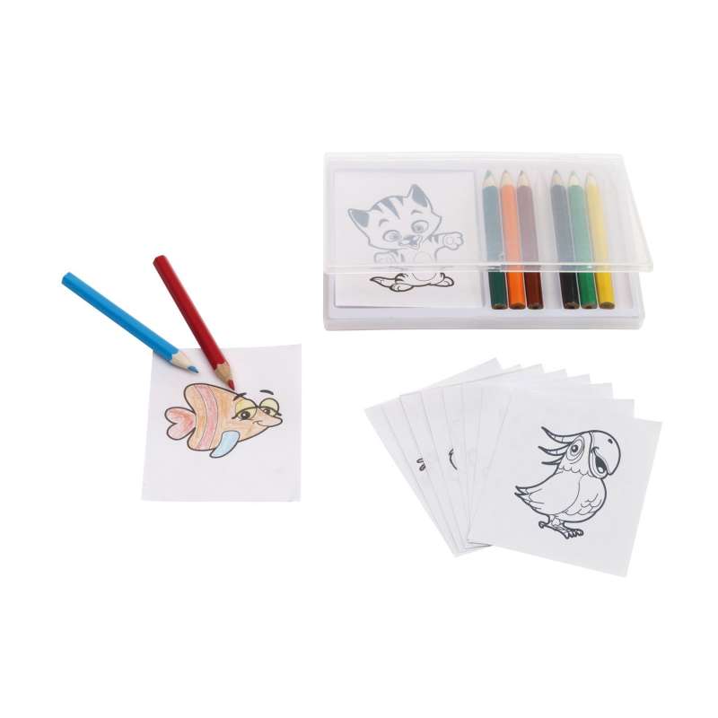 CRAZY ANIMALS coloring set - Drawing and coloring materials at wholesale prices