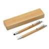 DOUBLE BAMBOO writing set - Pen set at wholesale prices