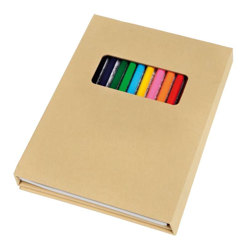 COLOURFUL BOOK coloring set - Colored pencil at wholesale prices