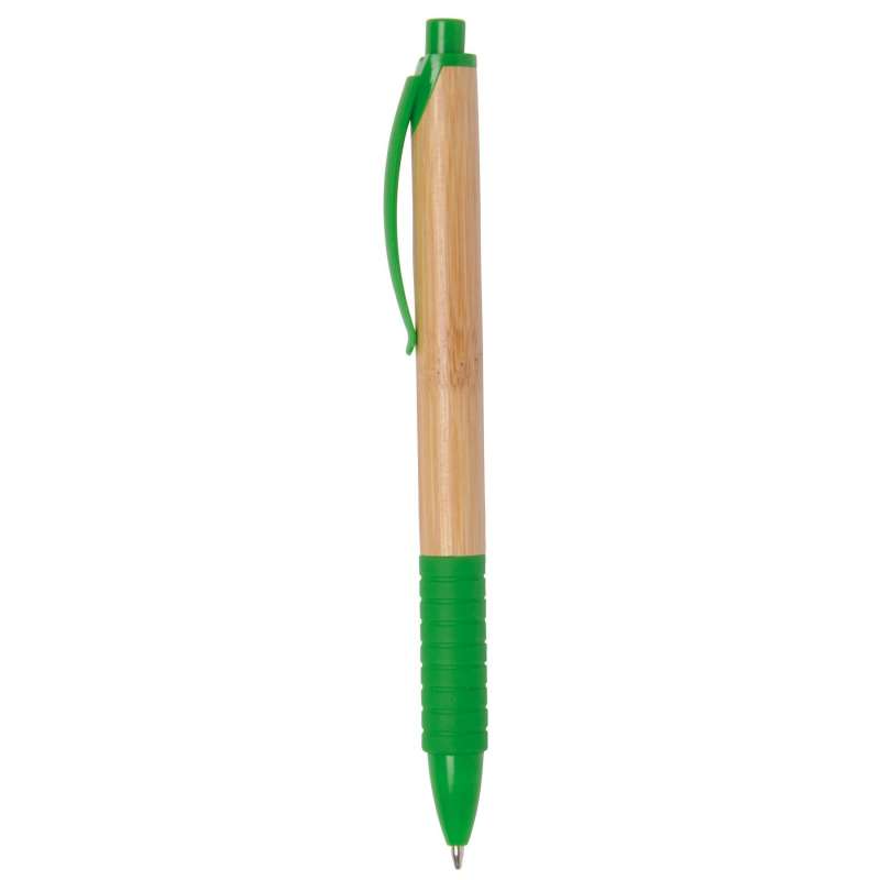 BAMBOO RUBBER ballpoint pen - Ballpoint pen at wholesale prices