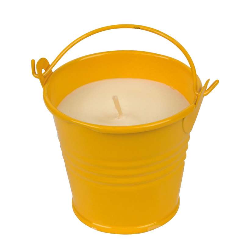 Candle in a metal bucket - Candle at wholesale prices
