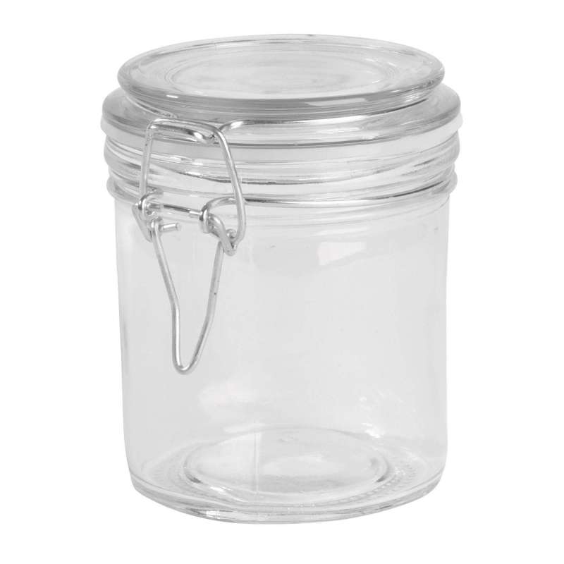 280 ml Glass Food Storage Jar with Clip Lid at wholesale prices - Cookie box at wholesale prices 280 ml Glass Food Storage Jar with Clip Lid at wholesale prices - Cookie box at wholesale prices