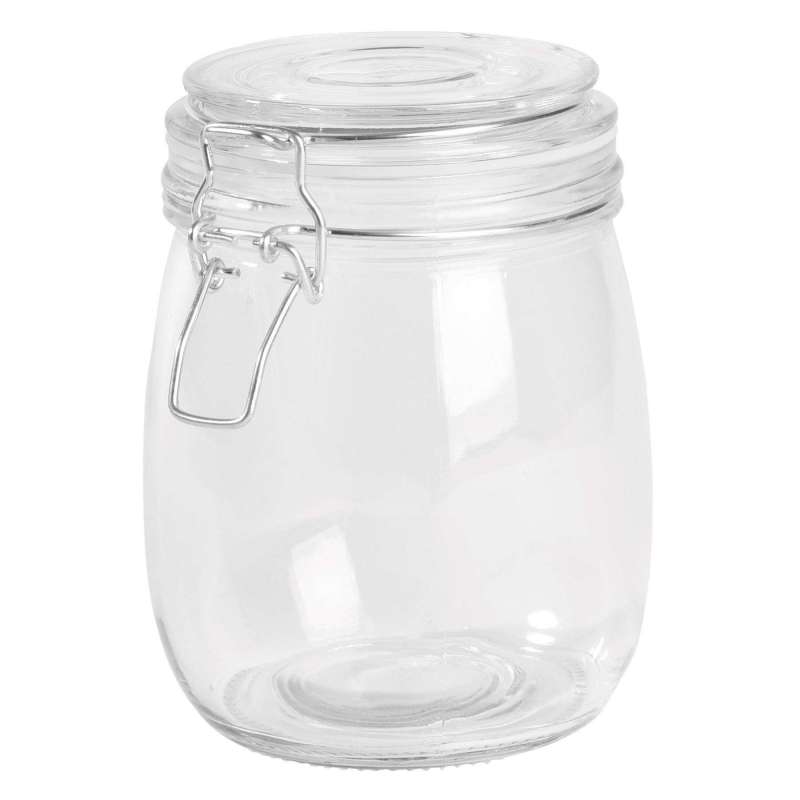 750ml Clip-On Silicone Seal Glass Jar - Cookie box at wholesale prices 750ml Clip-On Silicone Seal Glass Jar - Cookie box at wholesale prices