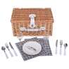 Wicker picnic basket KINGS PARK - Picnic accessory at wholesale prices