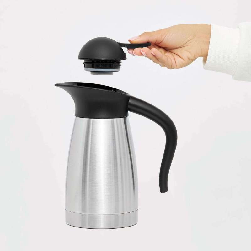 Carafe isotherme en acier inoxydable AWAKE - Pichet à prix grossiste Carafe isotherme en acier inoxydable AWAKE - Pichet à prix grossiste