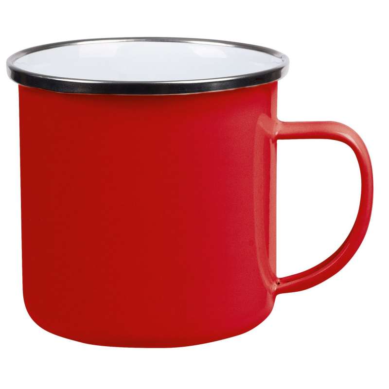 Tasse en émail VINTAGE CUP - mug en métal à prix de gros