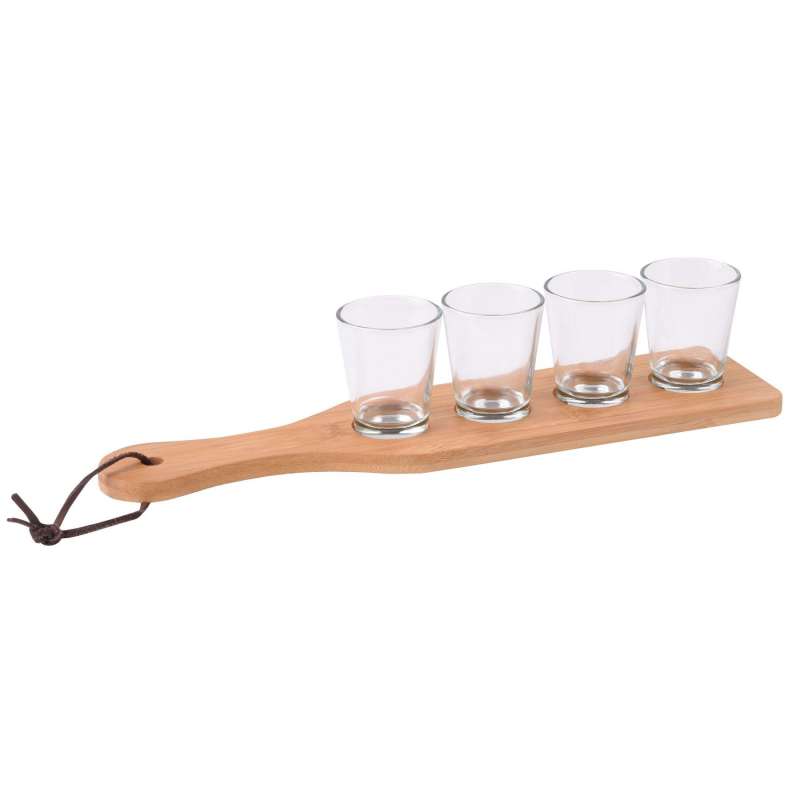 BAMBOO PARTY glass board - Aperitif board at wholesale prices