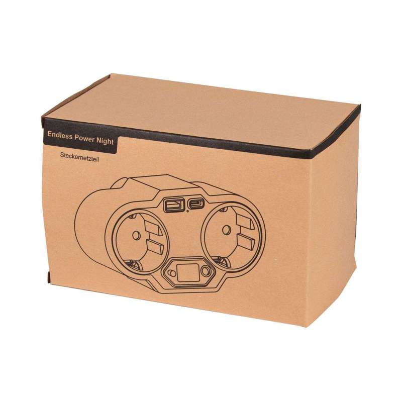 Adaptateur USB avec veilleuse ENDLESS POWER NIGHT - Adaptateur à prix grossiste Adaptateur USB avec veilleuse ENDLESS POWER NIGHT - Adaptateur à prix grossiste