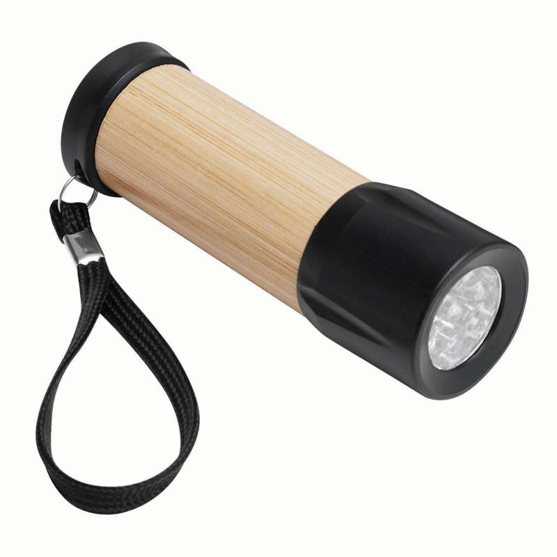 Lampe de poche LED BAMBOU SHINE - Lampe de poche à prix grossiste