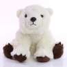peluche ours polaire - 20 cm - Peluche à prix grossiste