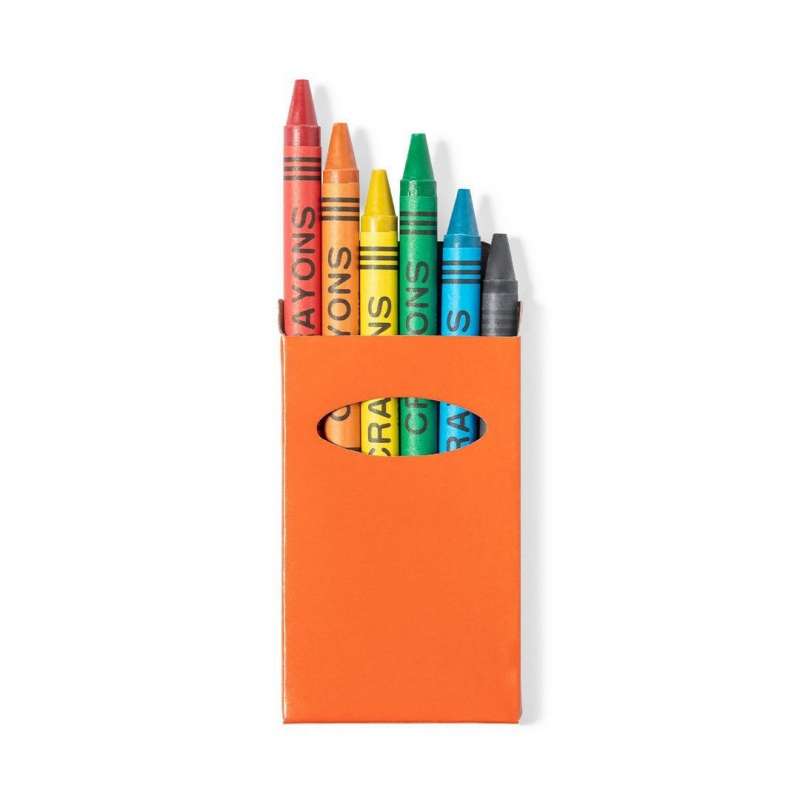 Boîte de 6 crayons de cire - Crayon de cire à prix grossiste
