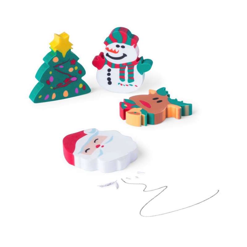 FLOP eraser set - Christmas accessory at wholesale prices