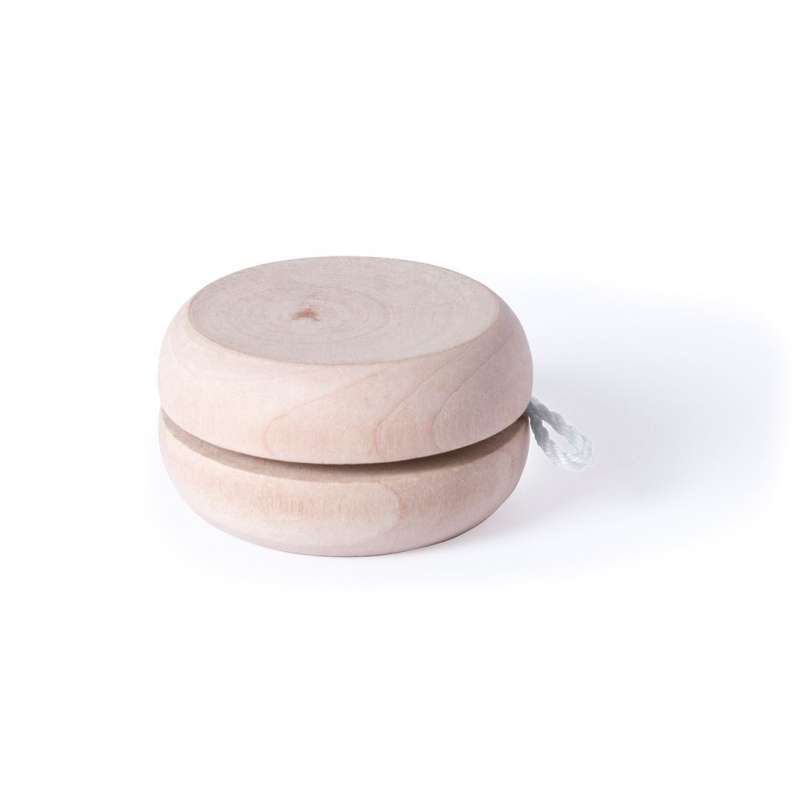 Holz-Yoyo mit 100 cm weißem Baumwollband - Spiel und Spielzeug zu Großhandelspreisen Holz-Yoyo mit 100 cm weißem Baumwollband - Spiel und Spielzeug zu Großhandelspreisen