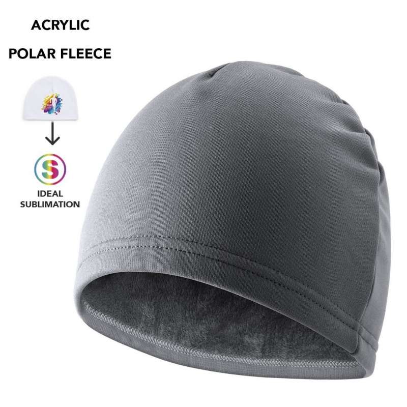 Weißer Sportbeanie aus Polyester-Elasthan 280 g/m² zu Großhandelspreisen - Artikel für Sublimation zu Großhandelspreisen Weißer Sportbeanie aus Polyester-Elasthan 280 g/m² zu Großhandelspreisen - Artikel für Sublimation zu Großhandelspreisen