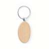 Wooden key holder - Wood/cloth key ring at wholesale prices