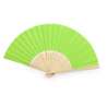 Bamboo and polyester fan - glass identifier at wholesale prices