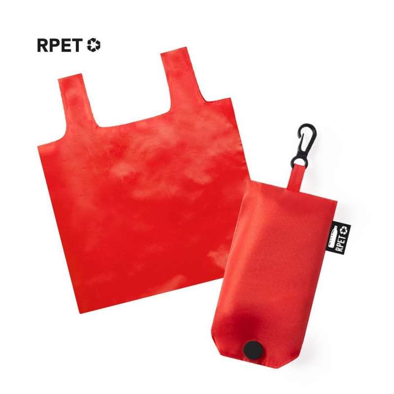 Faltbarer RPET Einkaufstasche 30x40 cm - Artikel für Sublimation zu Großhandelspreisen Faltbarer RPET Einkaufstasche 30x40 cm - Artikel für Sublimation zu Großhandelspreisen