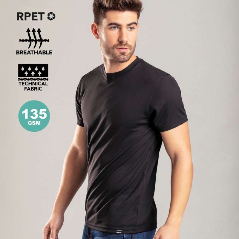 Atmungsaktives RPET T-Shirt für Erwachsene, Weiß, M zu Großhandelspreisen - Artikel für Sublimation zu Großhandelspreisen Atmungsaktives RPET T-Shirt für Erwachsene, Weiß, M zu Großhandelspreisen - Artikel für Sublimation zu Großhandelspreisen