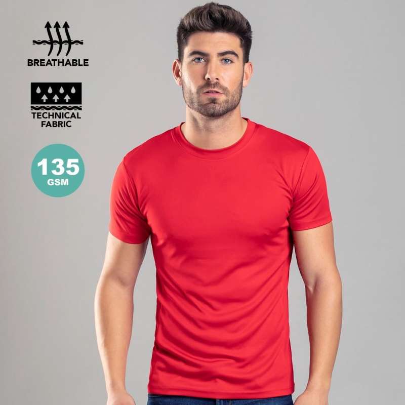Atmungsaktives Sport-T-Shirt für Erwachsene, weiß, S-XXL - Artikel für Sublimation zu Großhandelspreisen Atmungsaktives Sport-T-Shirt für Erwachsene, weiß, S-XXL - Artikel für Sublimation zu Großhandelspreisen