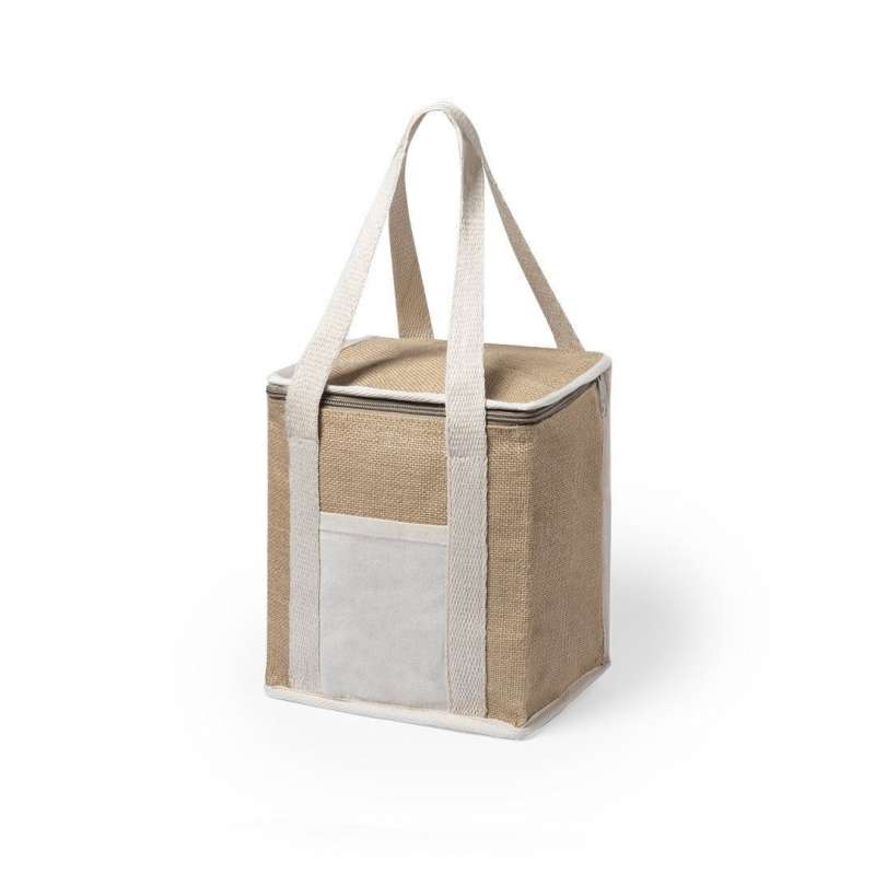 Jute cooler 21x23x16cm - Isothermal bag at wholesale prices