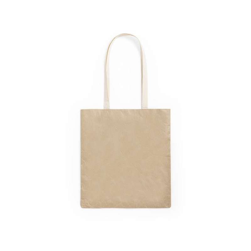Laminated paper bag 37 * 41 cm - Natural bag at wholesale prices